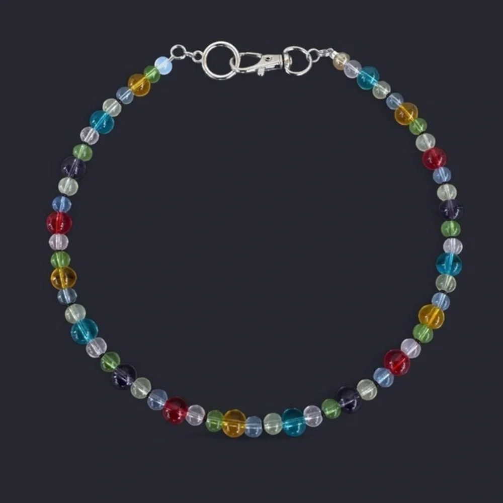 Multicolor Glass Bead Necklace